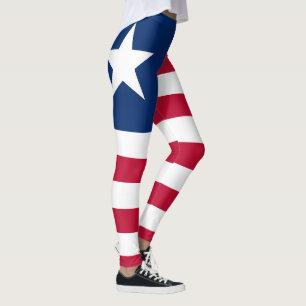 Leggings Drapeau du Liberia