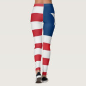 Leggings Drapeau du Liberia Cool (Dos)