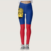 Leggings Drapeau du Liechtenstein (Devant)