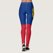 Leggings Drapeau du Liechtenstein (Dos)