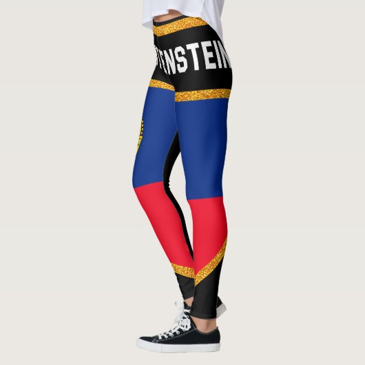 Leggings Drapeau du Liechtenstein (Gauche)