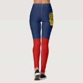 Leggings Drapeau du Liechtenstein Cool (Dos)