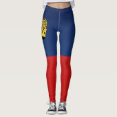 Leggings Drapeau du Liechtenstein Cool (Devant)