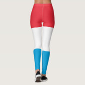 Leggings Drapeau du Luxembourg (Dos)