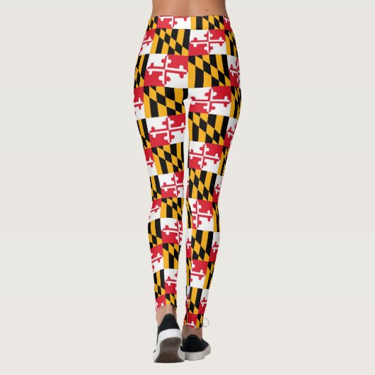 LEGGINGS DRAPEAU DU MARYLAND (Dos)