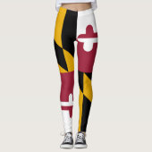 Leggings Drapeau du Maryland (Devant)
