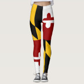 Leggings Drapeau du Maryland (Devant)