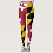 Leggings Drapeau du Maryland (Devant)