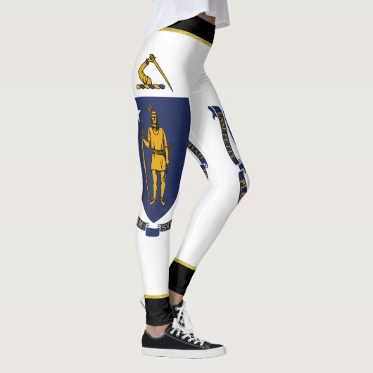 Leggings Drapeau du Massachusetts (Droite)