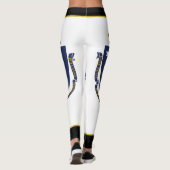 Leggings Drapeau du Massachusetts (Dos)