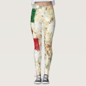 Leggings Drapeau du Mexique (Devant)
