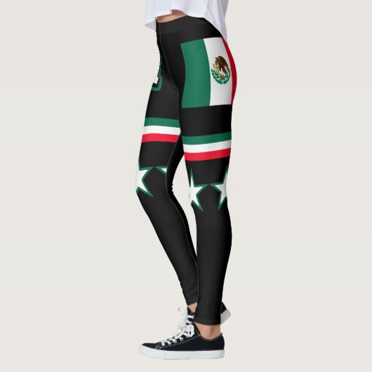 Leggings Drapeau du Mexique (Gauche)