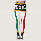Leggings Drapeau du Mexique (Devant)