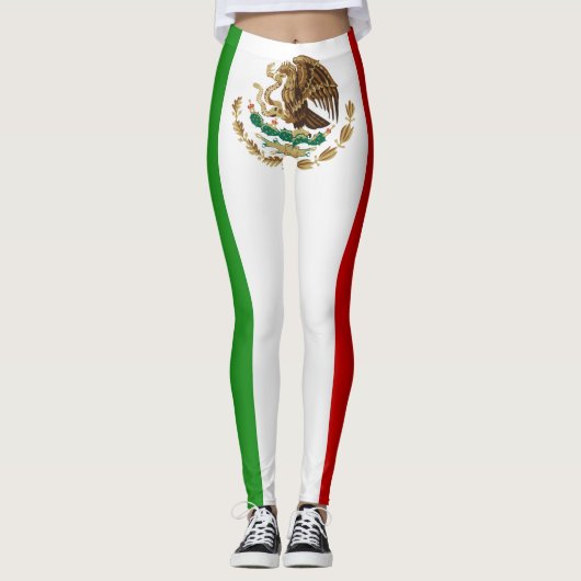 Leggings Drapeau du Mexique Cool (Devant)