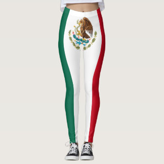 Leggings Drapeau du Mexique plein