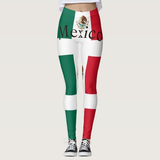 Leggings Drapeau du Mexique Thunder_Cove (Devant)