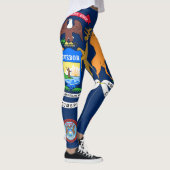 Leggings Drapeau du Michigan (Droite)
