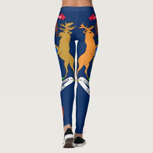 Leggings Drapeau du Michigan (Dos)