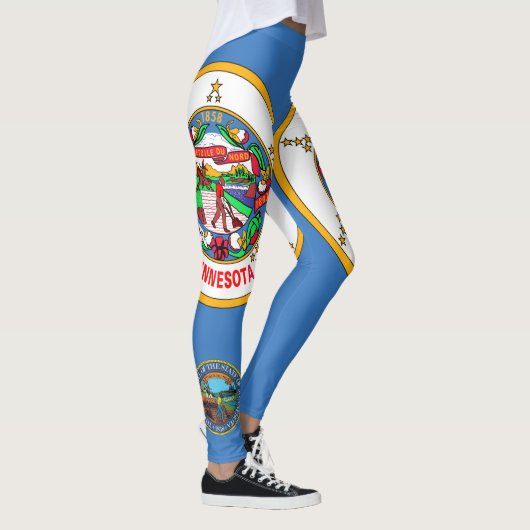 Leggings Drapeau du Minnesota (Droite)