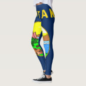 Leggings Drapeau du Montana (Gauche)
