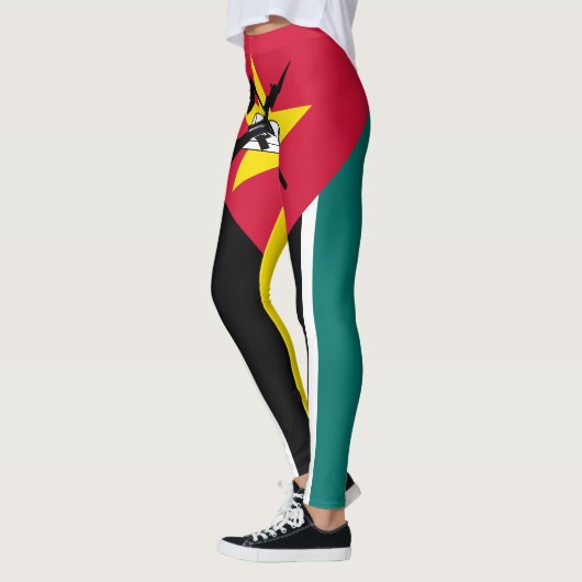 Leggings Drapeau du Mozambique (Gauche)