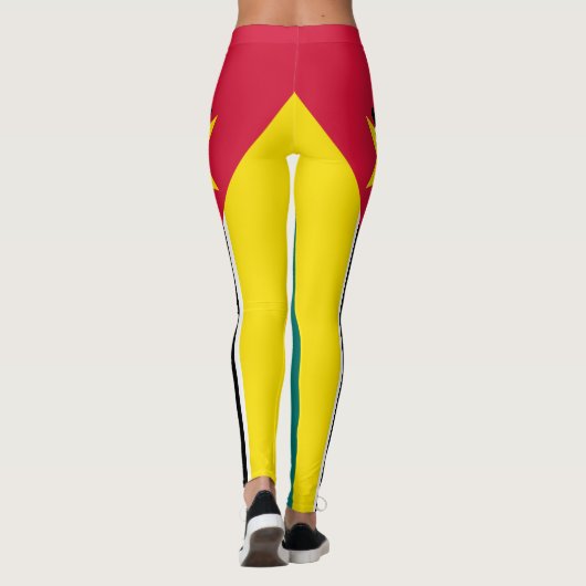 Leggings Drapeau du Mozambique (Dos)