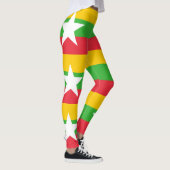 Leggings Drapeau du Myanmar (Droite)
