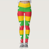 Leggings Drapeau du Myanmar (Devant)