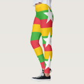 Leggings Drapeau du Myanmar (Gauche)