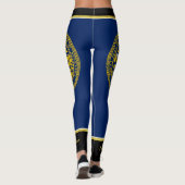 Leggings Drapeau du Nebraska (Dos)