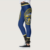 Leggings Drapeau du Nebraska (Gauche)