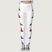 Leggings Drapeau du Népal (Devant)