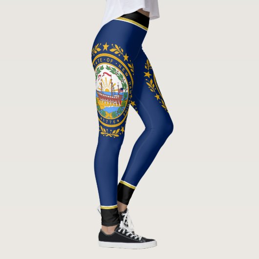 Leggings Drapeau du New Hampshire (Droite)