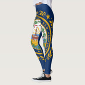 Leggings Drapeau du New Hampshire (Gauche)