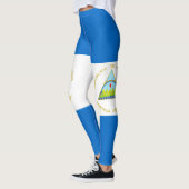 Leggings Drapeau du Nicaragua (Gauche)