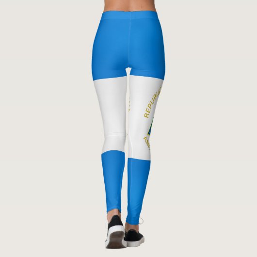 Leggings Drapeau du Nicaragua Cool (Dos)