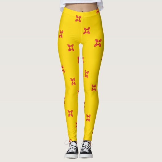 Leggings Drapeau du Nouveau Mexique (Devant)