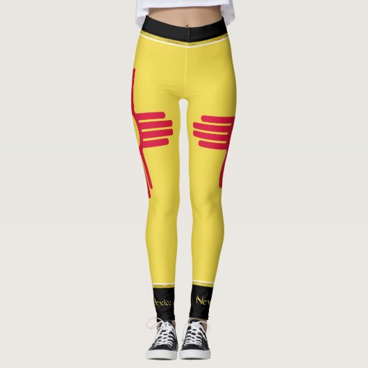 Leggings Drapeau du Nouveau Mexique (Devant)