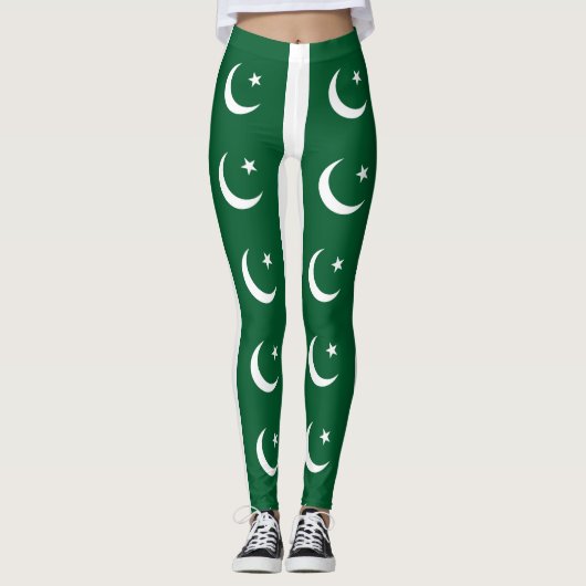 Leggings Drapeau du Pakistan (Devant)