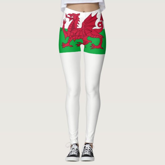 Leggings Drapeau du Pays de Galles (Devant)