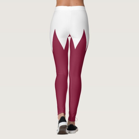 Leggings Drapeau du Qatar (Dos)