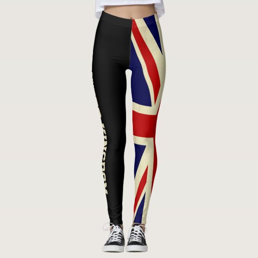 Leggings Drapeau du Royaume-Uni (Devant)