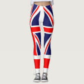 Leggings Drapeau du Royaume-Uni + vos idées (Devant)