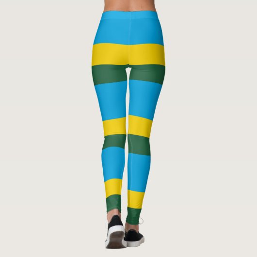 Leggings Drapeau du Rwanda (Dos)