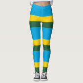 Leggings Drapeau du Rwanda (Devant)