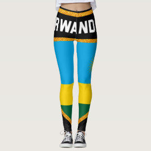 Leggings Drapeau du Rwanda