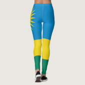 Leggings Drapeau du Rwanda Cool (Dos)