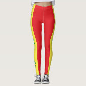 Leggings Drapeau du Sénégal (Devant)