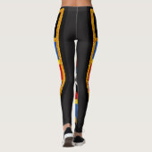 Leggings Drapeau du Souaziland (Dos)