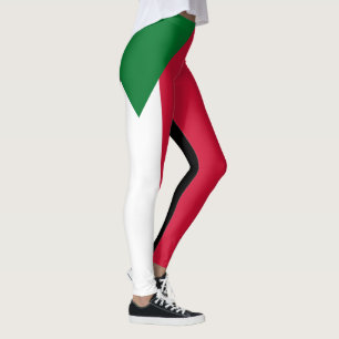 Leggings Drapeau du Soudan
